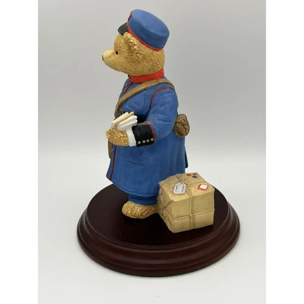 Department 56 Upstairs Downstairs Bears Mr. Bodicoat Mailman Morning Delivery